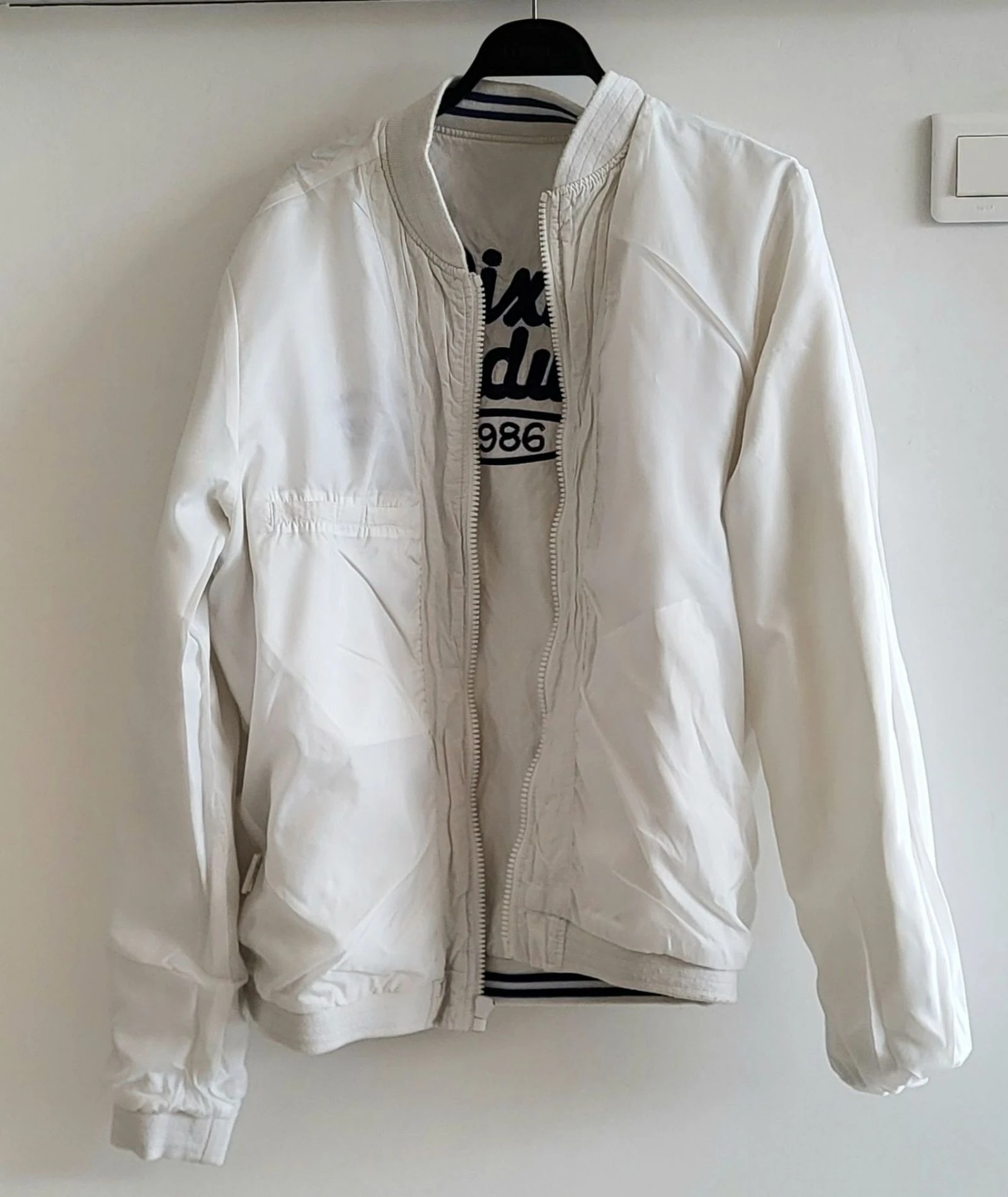 Japan Rags Champion ship Veste/Blouson Teddy TM/TFr38-Branco-Corte reto em OT – photo 18